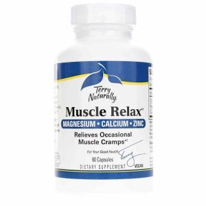 Muscle Relax Magnesium Calcium Zinc, 60 Capsules, by Terry Naturally