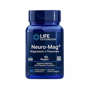 Neuro-Mag Magnesium L-Threonate, 90 Veg Capsules, by Life Extension