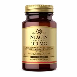 Niacin 100 Mg, 100 Tablets, by Solgar