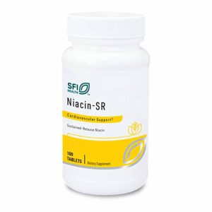 Niacin-SR 500 Mg, 100 Veg Tablets, by SFI Health