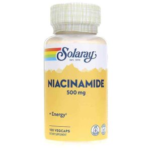 Niacinamide 500 Mg, 100 Veg Capsules, by Solaray