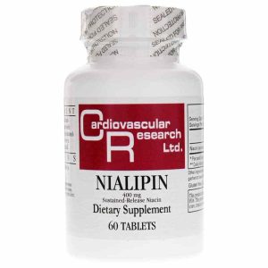 Nialipin Timed-Release Niacin 400 Mg, 60 Tablets, by Cardiovascular Research