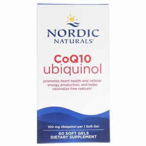 Nordic CoQ10 Ubiquinol, 60 Softgels, by Nordic Naturals
