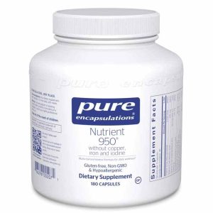 Nutrient 950 without copper, iron and iodine, 180 Capsu, by Pure Encapsulations