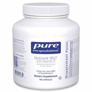 Nutrient 950 with Vitamin K, 180 Capsules, by Pure Encapsulations