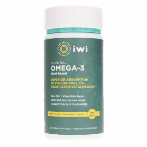 Omega-3 Essential (Plant Based), 30 Vegan Softgels, by iwi