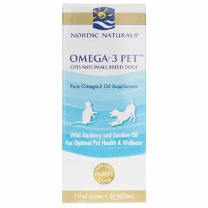 Omega-3 Pet Liquid Cats & Small Dogs, 2 Oz, by Nordic Naturals