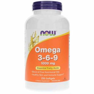 Omega 3-6-9 1000 Mg, 250 Softgels, by NOW Foods
