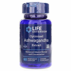 Optimized Ashwagandha Extract, 60 Veg Capsules, by Life Extension
