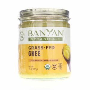 Organic Ghee Clarified Butter, 7.5 Oz, by Banyan Botanicals