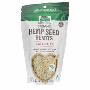 Organic Hemp Seed Hearts, 8 Oz, by NOW Foods