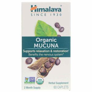 Organic Mucuna, 60 Caplets, by Himalaya