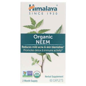 Organic Neem, 60 Caplets, by Himalaya