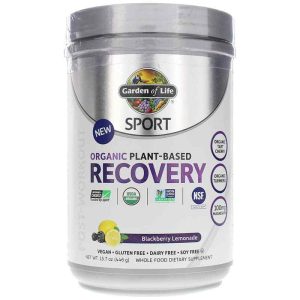 Organic Plant-Based Recovery Blackberry Lemonade, 15.7, by Garden of Life Sport