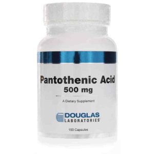 Pantothenic Acid 500 Mg, 100 Capsules, by Douglas Laboratories