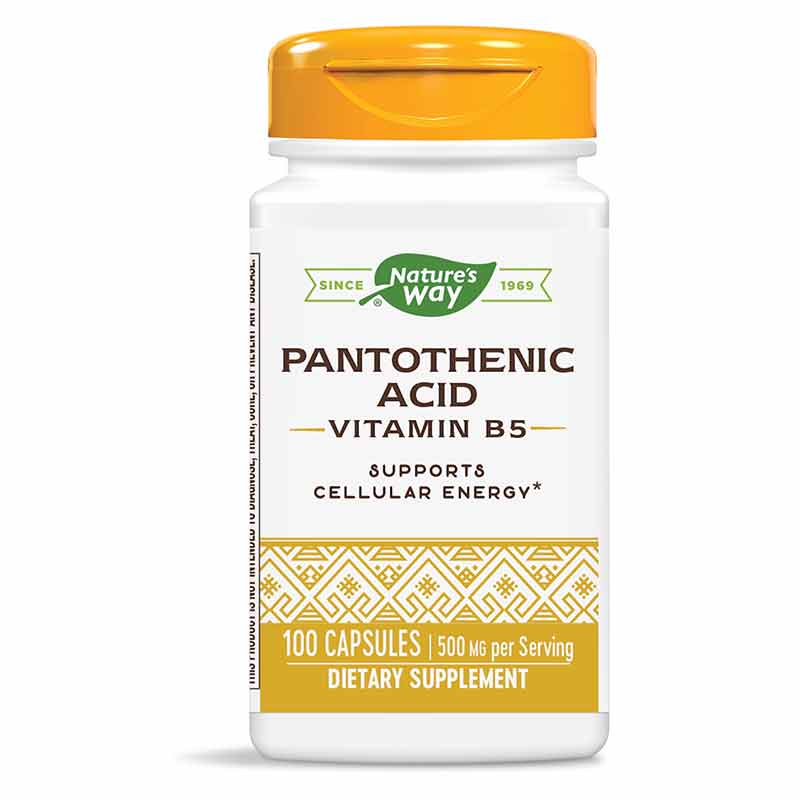 Pantothenic Acid (Vitamin B5), 100 Capsules, by Natures Way