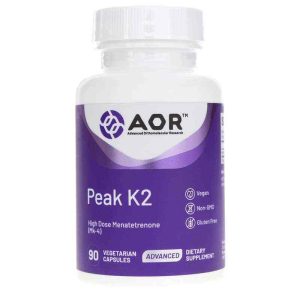 Peak K2, 90 Veg Capsules, by Advanced Orthomolecular Research