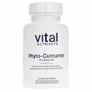Phyto-Curcumin Plus Enzymes, 60 Veg Capsules, by Vital Nutrients