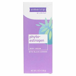 Phytoestrogen Body Cream with Black Cohosh, 2 Oz, by Emerita