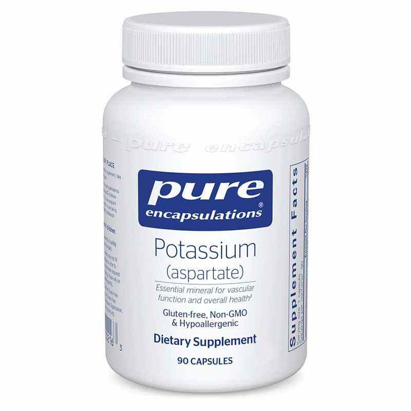 Potassium (aspartate), 90 Capsules, by Pure Encapsulations