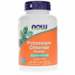 Potassium Chloride Powder, 8 Oz, by NOW Foods