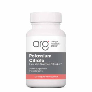 Potassium Citrate, 120 Veg Capsules, by Allergy Research Group
