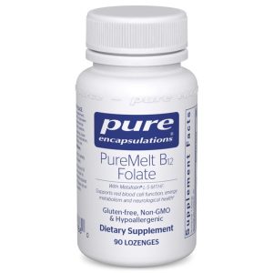 PureMelt B12 Folate, 90 Lozenges, by Pure Encapsulations