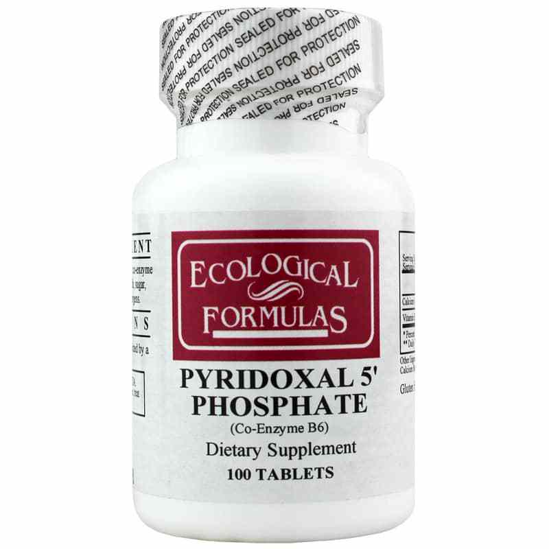 Pyridoxal 5 Phosphate, 100 Tablets, by Ecological Formulas