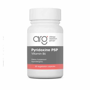 Pyridoxine P5P Vitamin B6, 60 Veg Capsules, by Allergy Research Group