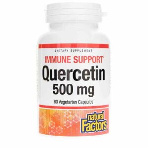 Quercetin 500 Mg, 60 Veg Capsules, by Natural Factors