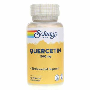Quercetin 500 Mg, Non-Citrus Formula, 90 Veg Capsules, by Solaray