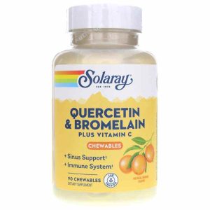Quercetin & Bromelain Plus Vitamin C Chewable, by Solaray
