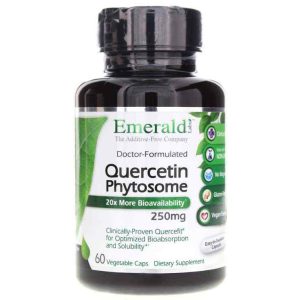 Quercetin Phytosome 250 Mg, 60 Veg Capsules, by Emerald