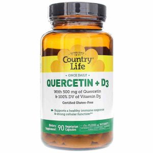 Quercetin + D3, by Country Life
