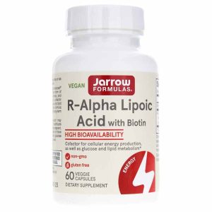 R-Alpha Lipoic Acid 100 Mg + Biotin, 60 Veg Capsules, by Jarrow Formulas