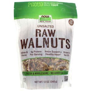 Raw Walnuts Unsalted, 12 Oz, by NOW Foods