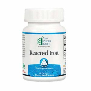 Reacted Iron, 60 Capsules, by Ortho Molecular