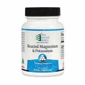 Reacted Magnesium & Potassium, 60 Capsules, by Ortho Molecular