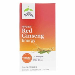 Red Ginseng HRG80 Energy, 30 Capsules, by Terry Naturally