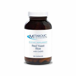 Red Yeast Rice with CoQ10, 120 Veg Capsules, by Metabolic Maintenance