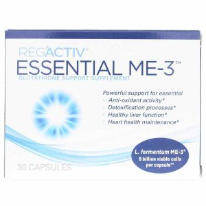 Regactiv Essential Me-3 Glutathione, 30 Capsules, by Essential Formulas