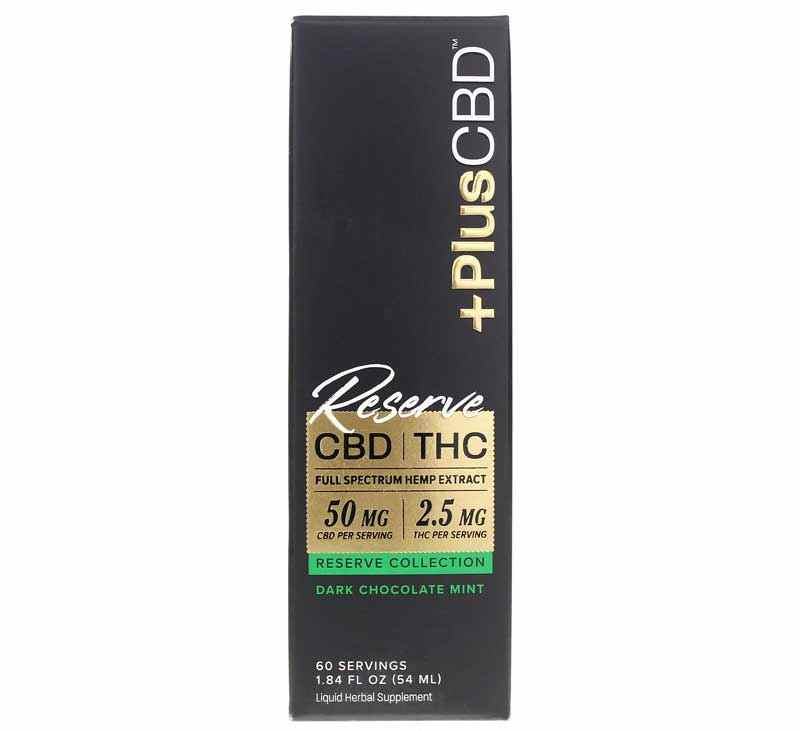 Reserve CBD 50 Mg Dark Chocolate Mint, by PlusCBD Oil