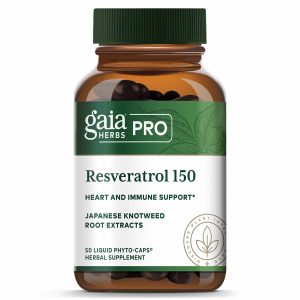 Resveratrol 150, 50 Liquid Phyto Caps, by Gaia Herbs Pro