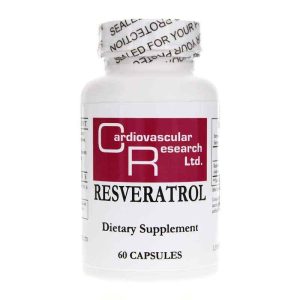 Resveratrol 250 Mg, 60 Capsules, by Cardiovascular Research