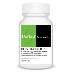 Resveratrol-50, 120 Veg Capsules, by DaVinci Labs