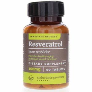 Resveratrol from resVida 100 Mg, 60 Tablets, by Endurance Products