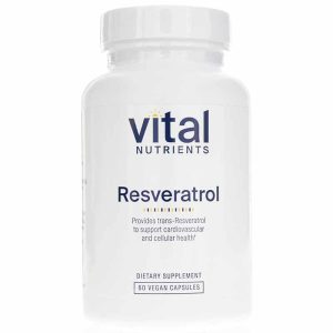 Resveratrol Ultra High Potency 500 Mg, 60 Veg Capsules, by Vital Nutrients