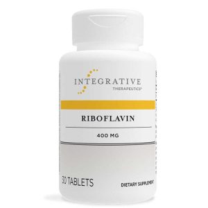Riboflavin 400 Mg, 30 Tablets, by Integrative Therapeutics