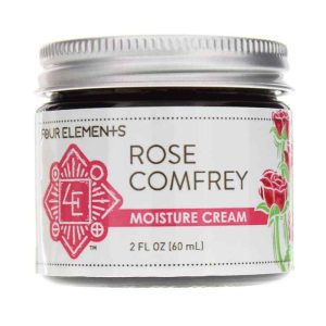 Rose Comfrey Moisture Cream, 2 Oz, by Four Elements