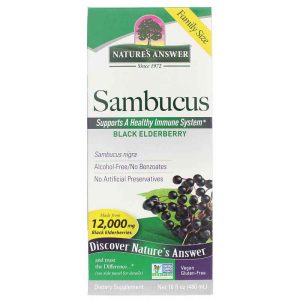 Sambucus Black Elderberry Extract, by Natures Answer